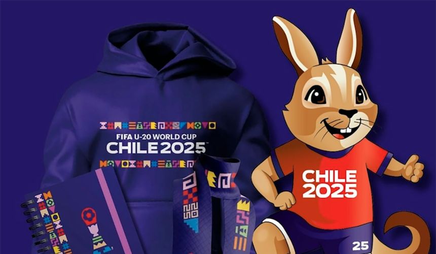 Merchandising oficial Mundial sub 20 Chile 2025