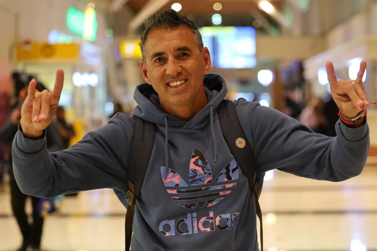 Juan Luis González en Calama: el histórico tricampeón con Cobreloa será homenajeado por el cuadro naranja. 