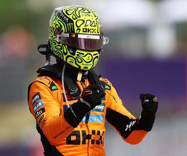 El piloto británico de McLaren Lando Norris se quedó con una victoria clave en el Gran Premio de Hungría