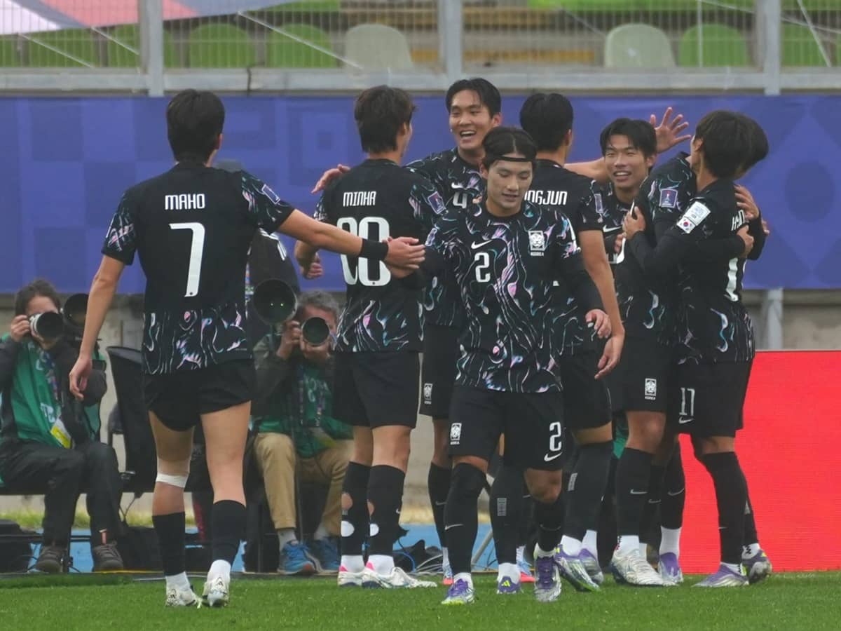 Corea del Sur derrotó a Panamá 2-1 y espera para saber si avanza a octavos de final del Mundial sub 20 como mejor tercero. Fotografía Guillermo Otárola - primerabchile.cl.