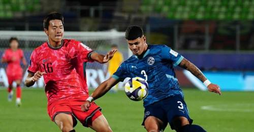 Paraguay igualó ante Corea del Sur y comparte la cima del Grupo B con Ucrania