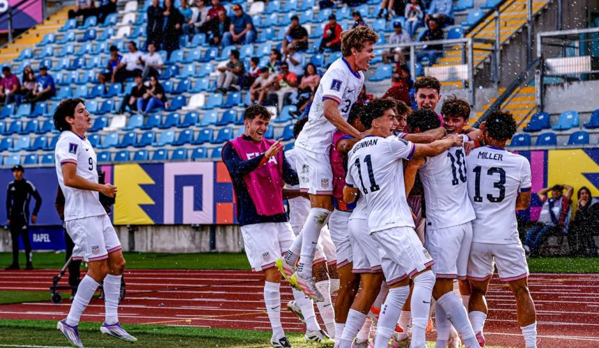 Estados Unidos selló su paso a cuartos de final del Mundial Sub 20 tras aplastar a Italia