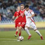 La selección chilena derrotó 2 a 0 a Rusia en amistoso jugado en Sochi